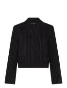 Morgan Tailored Cropped Blazer French Connection Black