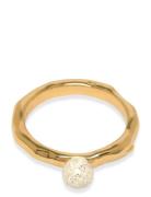 Ring, Ariel Enamel Copenhagen Gold