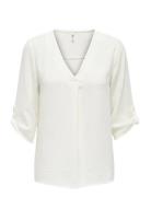 Jdydivya Life 3/4 Top Wvn Noos JDY White