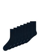 Nknsock 7P Solid Noos Name It Navy