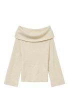 Vmera Ls Off Shoulder Pullover Ga Noos Vero Moda Cream