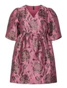 Yasmarie 2/4 Wrap Dress - D2D YAS Pink