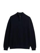 Lw Cotton Texture Half Zip Superdry Navy