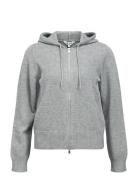 Objthess L/S Re Hoodie Cardigan E Aw 25 Object Grey