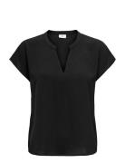 Jdylion Life S/S Top Wvn Noos JDY Black