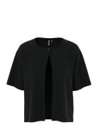 Pcbree Ss O-Neck Knit Cardigan Noos Bc Pieces Black