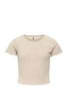 Kognella S/S O-Neck Top Noos Jrs Kids Only Beige