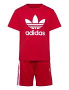 Short Tee Set Adidas Originals Red