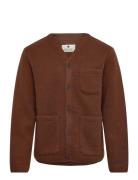 Aksigurd Boiled Wool Overshirt Anerkjendt Brown