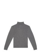 Ls Merino Mock Neck Swtr Calvin Klein Grey