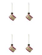 Julepynt, Hdtambur, Rød;Guld House Doctor Red