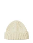 Slhmason Merino Sailor Wool Beanie Selected Cream