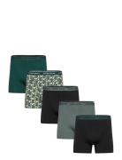 Cotton Stretch Boxer 5P Björn Borg Patterned