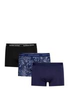 Cotton Stretch Trunk 3P Björn Borg Navy