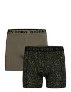 Cotton Stretch Boxer 2P Björn Borg Patterned