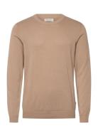 Cfosvald Fine Knitted Crew Neck Kni Casual Friday Beige