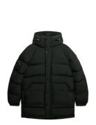 Xpd Longline Baffle Parka Superdry Green