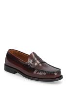 Slhbilly Leather Penny Loafer Selected Brown