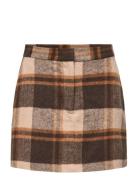 Onlimmy Life Check Skirt Otw ONLY Brown
