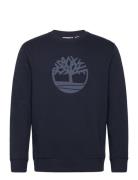 Tree Logo Crew Neck Sweatshirt Timberland Navy