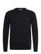 Lambswool O-Neck Knit Lindbergh Black