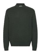 Slhphilip Ls Knit Relaxed Crew Neck Selected Green