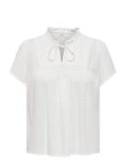 Jdylima Life S/S Top Wvn Noos JDY White