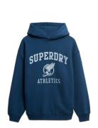 Vintage Ath Over D Hood Superdry Blue