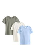 T Shirt Solid 3 Pack Basic Lindex White