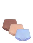 Brief Sally High Seam 3 Pack Lindex Beige