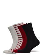 Sock 4 P Stripe And Colour Lindex Burgundy