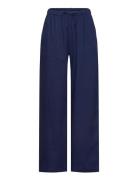 Trousers Linen Blend Lindex Blue