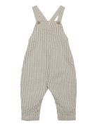 Trousers Dungerees Seersucker Lindex Grey