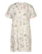 Dress Ss Aop Meadow Lindex White