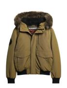 Everest Hooded Puffer Bomber Superdry Khaki