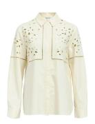 Objperry L/S Lo Shirt E Au 25 Object Cream