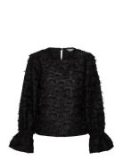 Objdaria Re L/S O-Neck Top 140 Object Black