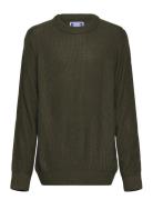 Jjroy Knit Crew Neck Aw25 Jnr Jack & J S Khaki