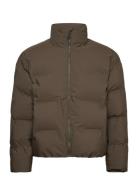 Cropped Seamless Puffer Jacket Lindbergh Brown