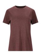 Alvaly W Melange S/S Tee Endurance Red