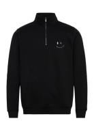 Patrick Half-Zip Sweatshirt Clean Cut Copenhagen Black
