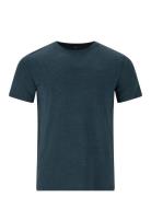 Abdon M Melange S/S Tee Endurance Blue
