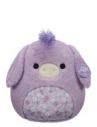 Squishmallows 30 Cm P18 Fuzz A Mallows Delzi Donkey Squishmallows Purp...