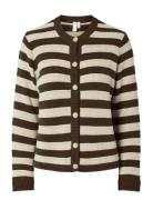 Yassironi Ls Knit Cardigan S. Noos YAS Brown