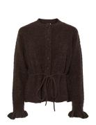 Yasthellis Ls Knit Cardigan S. YAS Brown