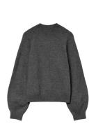 Vmleaf Ls High Neck Pullover Noos Vero Moda Grey