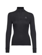 Odlo Active Warm Bl Top Turtle Neck L/S Half Zip Odlo Black
