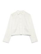 Yaslee Ls Short Shirt - Ex YAS White