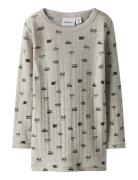 Nmmwang Wool Needle Ls Top Noos Name It Beige