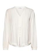 Srfreedom V-Neck Blouse Soft Rebels White